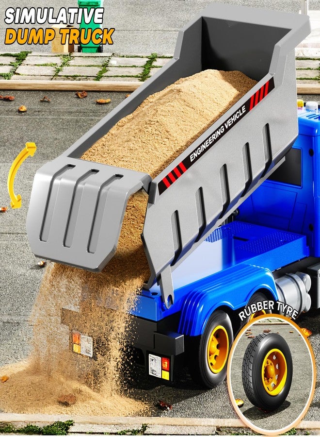 JUKUDAHU Toddler Trucks Toys for Boys 3-5 Years Old, Dump Truck with Lights and Sound, Kids Construction Playset, Garbage Car Toys Vehicle Playset for Kids Aged 3 4 5 6 7 8 - Image 3